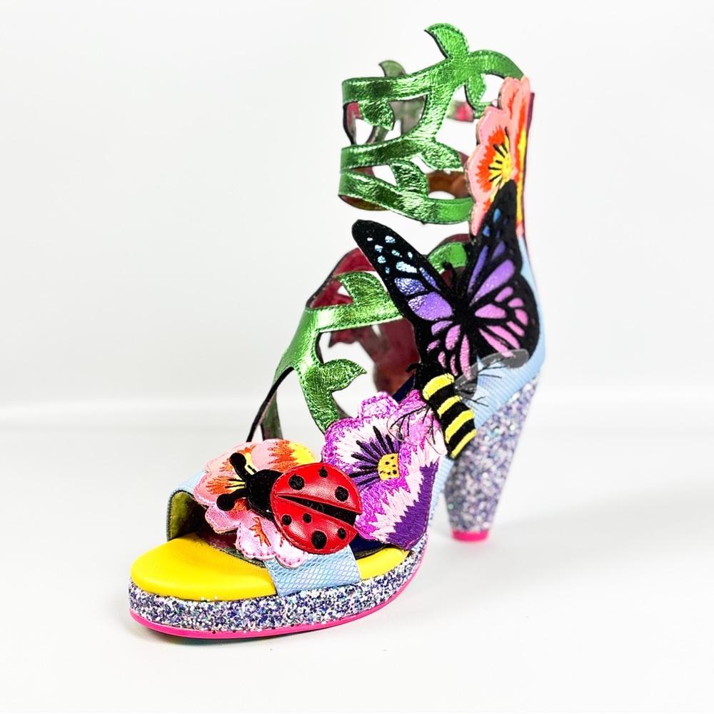 Irregular Choice Beasty Blooms Floral Statement Heels – Size 38 – Rare - Picture 4 of 6